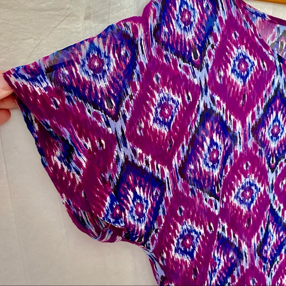 dELIA’s sheer geometric pattern blouse Size XL - Picture 4 of 6